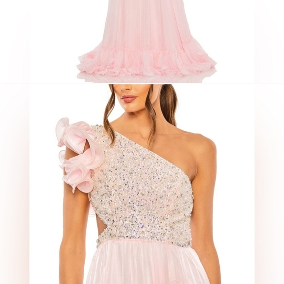 Mac Duggal Dresses & Skirts - Mac Duggal Blush Pink Satin Dress